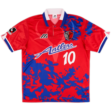 1995-97 Kashima Antlers Home Shirt #10 - 8/10 - (L)