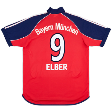 1999-01 Bayern Munich Home Shirt Elber #9 - 8/10 - (15-16 Years)