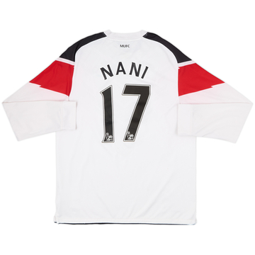 2010-12 Manchester United Away L/S Shirt Nani #17 - 5/10 - (L)