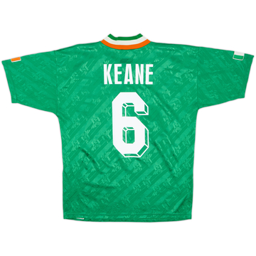 Camiseta de local de Ireland 1994 Keane #6 - 7/10 - (M)
