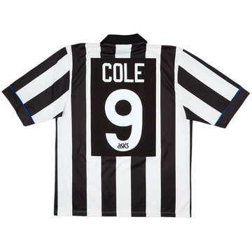 1993-95 Newcastle Home Shirt Cole #9 - 8/10 - (L)