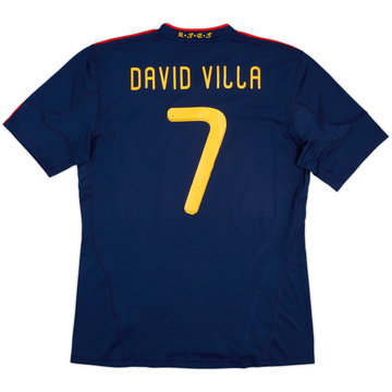 2010-11 Spain Away Shirt David Villa #7 - 6/10 - (L)