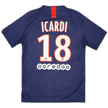 2019-20 Paris Saint-Germain Home Shirt Icardi #18 - 8/10 - (S)