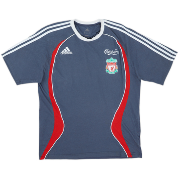 2006-07 Liverpool adidas Cotton Tee - 6/10 - (L)