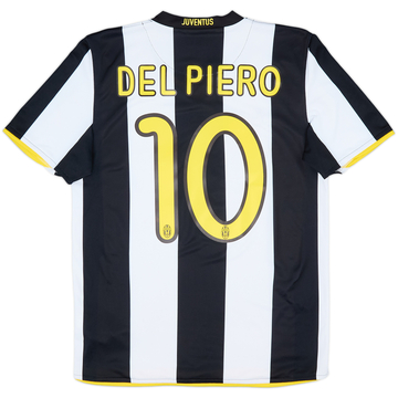 2008-09 Juventus Home Shirt Del Piero #10 - 8/10 - (S)