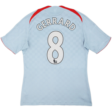 2008-09 Liverpool Away Shirt Gerrard #8 - 5/10 - (M)