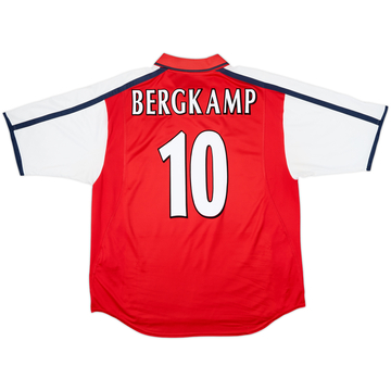 2000-02 Arsenal Home Shirt Bergkamp #10 - 6/10 - (XL)