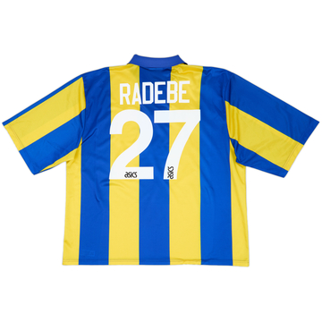 1993-95 Leeds United Away Shirt Radebe #27 - 6/10 - (XXL)