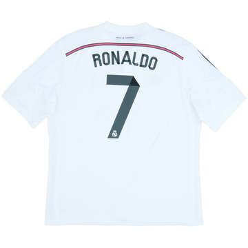 2014-15 Real Madrid Home Shirt Ronaldo #7 - 6/10 - (XXL)