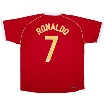 2006-07 Manchester United Home Shirt Ronaldo #7 - 5/10 - (XXL)