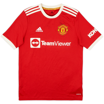 2021-22 Manchester United Home Shirt - 4/10 - (XL.Boys)