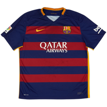2015-16 Barcelona Home Shirt - 5/10 - (XL)