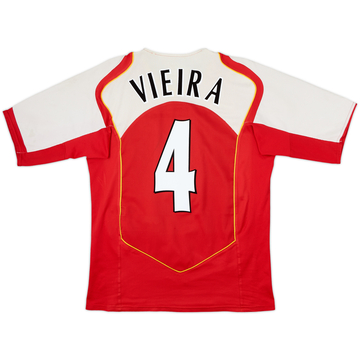 2004-05 Arsenal Home Shirt Vieira #4 - 5/10 - (L)