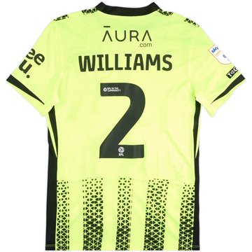 2025-26 Portsmouth Match Worn Third Shirt Williams #2