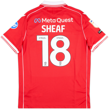 2025-26 Wrexham Match Issue Home Shirt Sheaf #18