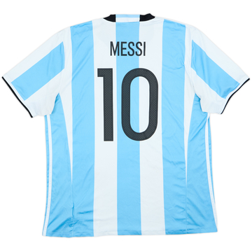 2016-17 Argentina Home Shirt Messi #10 - 7/10 - (XL)