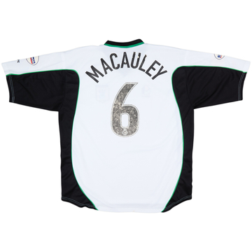 2002-03 Rochdale Match Issue Third Shirt Macauley #6