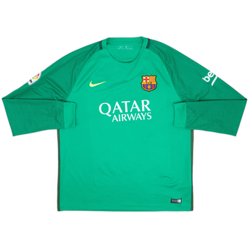 2016-17 Camiseta de Arquero del Barcelona - 8/10 - (XL)