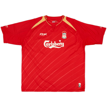 2005-06 Liverpool CL Home Shirt - 6/10 - (XXL)