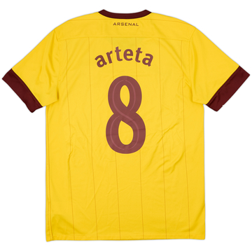 2010-13 Arsenal Away Shirt Arteta #8 - 9/10 - (M)