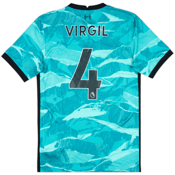 2020-21 Liverpool Away Shirt Virgil #4 - 10/10 - (S)