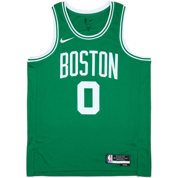 2017-25 Boston Celtics Tatum #0 Nike Swingman Away Jersey - 8/10 - (L)