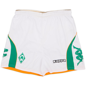 2007-08 Werder Bremen Home Shorts - 8/10 - (L)