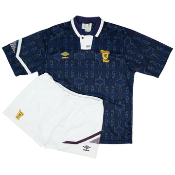 1991-94 Scotland Home Shirt and Shorts - 9/10 - (XL)
