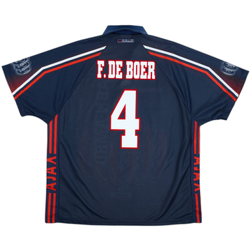 1997-98 Ajax Away Shirt F.De Boer #4 - 9/10 - (XXL)