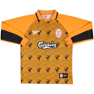 1996-97 Liverpool GK Shirt - 9/10 - (Y)