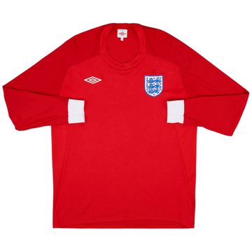 2010-11 England Away L/S Shirt - 8/10 - (XL)