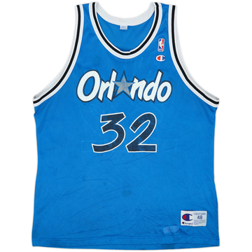 1995-96 Orlando Magic O'Neal #32 Champion Away Jersey - 6/10 - (XL)