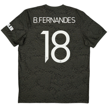 2020-21 Manchester United Away Shirt B.Fernandes #18 - 10/10 - (XL)