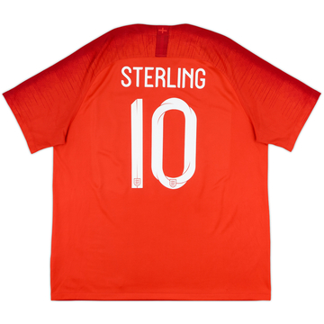2018-19 England Away Shirt Sterling #10 - 9/10 - (XL)
