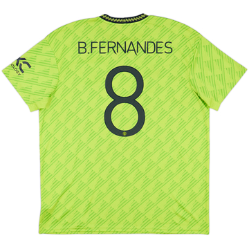 2022-23 Manchester United Third Shirt B.Fernandes #8 - 8/10 - (XXL)