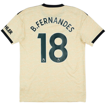 2019-20 Manchester United Away Shirt B.Fernandes #18 - 10/10 - (M)