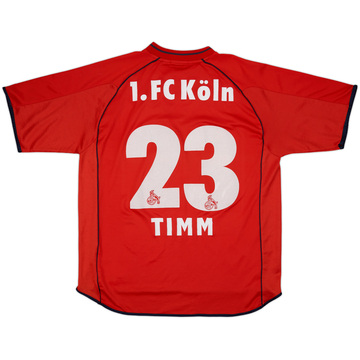 2001-02 FC Koln Home Shirt Timm #23 - 7/10 - (XXL)