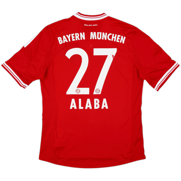 2013-14 Bayern Munich Home Shirt Alaba #27 - 5/10 - (M)