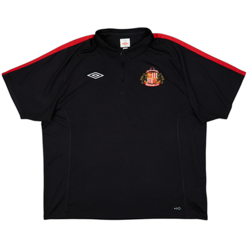 2011-12 Sunderland Umbro 1/4 Zip Polo Shirt - 9/10 - (3XL)