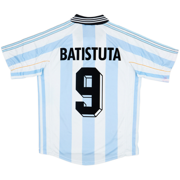 1998-99 Argentina Home Shirt Batistuta #9 - 7/10 - (M)