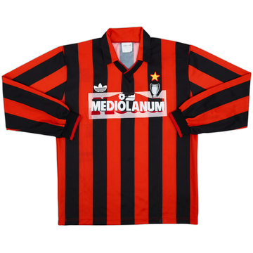 Camiseta de local del AC Milan 1990-91 L/S - 5/10 - (L)