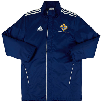2014-15 Northern Ireland Football Development adidas Padded Bench Coat - 9/10 - (S)