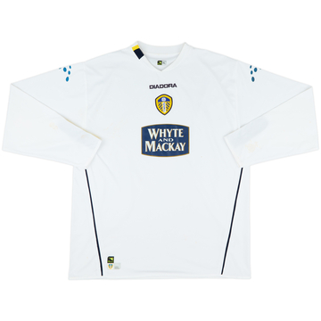 2004-05 Leeds United Home L/S Shirt - 6/10 - (XL)