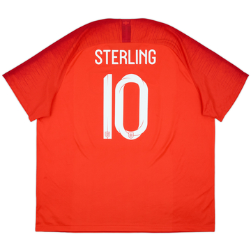 2018-19 England Away Shirt Sterling #10 - 9/10 - (3XL)
