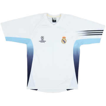 2003-04 Real Madrid adidas CL Training Shirt - 8/10 - (S)