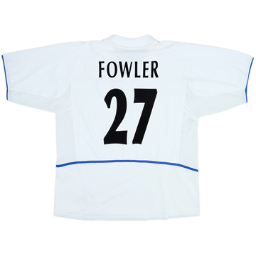 2002-03 Leeds United Home Shirt Fowler #27 - 7/10 - (XL)