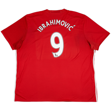 Camiseta de local del Manchester United 2016-17 Ibrahimovic #9 - 5/10 - (3XL)