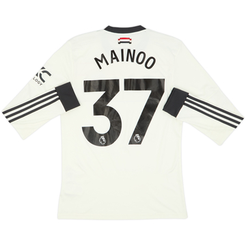 2024-25 Manchester United Third L/S Shirt Mainoo #37 - 9/10 - (S)