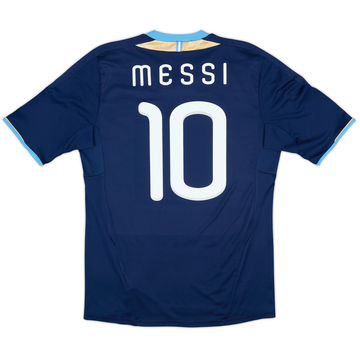 2011-13 Argentina Away Shirt Messi #10 - 8/10 - (M)