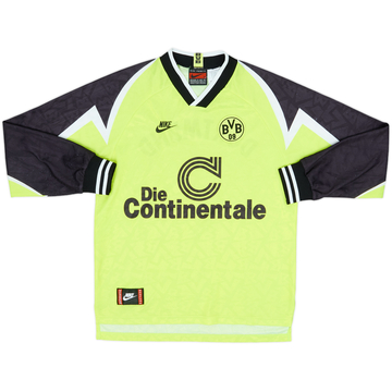 1995-96 Borussia Dortmund Home L/S Shirt - 7/10 - (M)